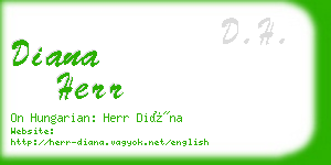 diana herr business card